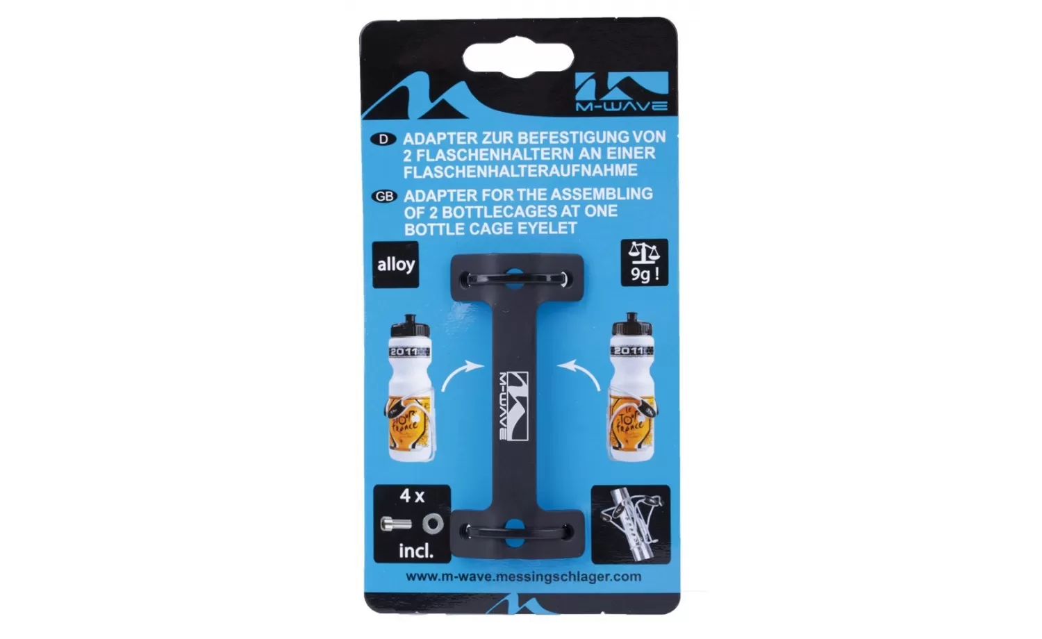 Adapter M Wave For 2 Bottle Cages 4
