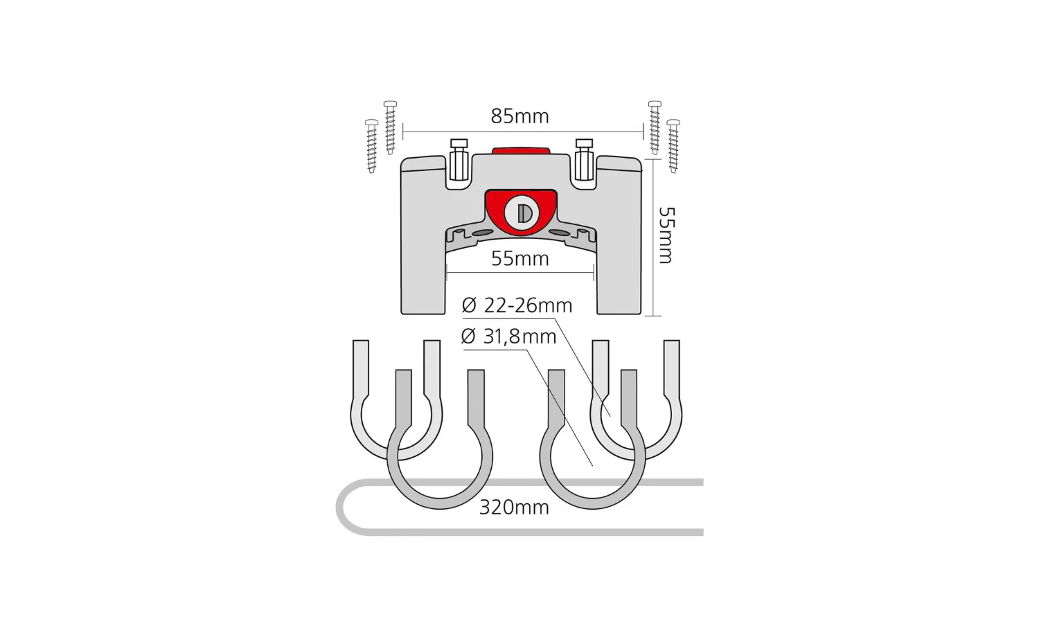 Handlebar Adapter Lock1
