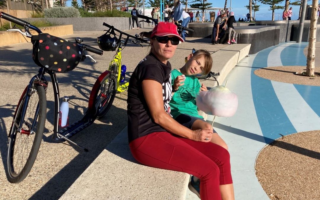 School holidays Kids & parents fun ride
