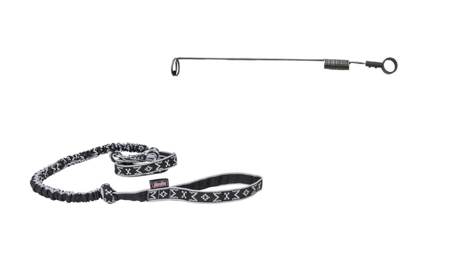 Bungee leash and antenna Bungee leash and antenna