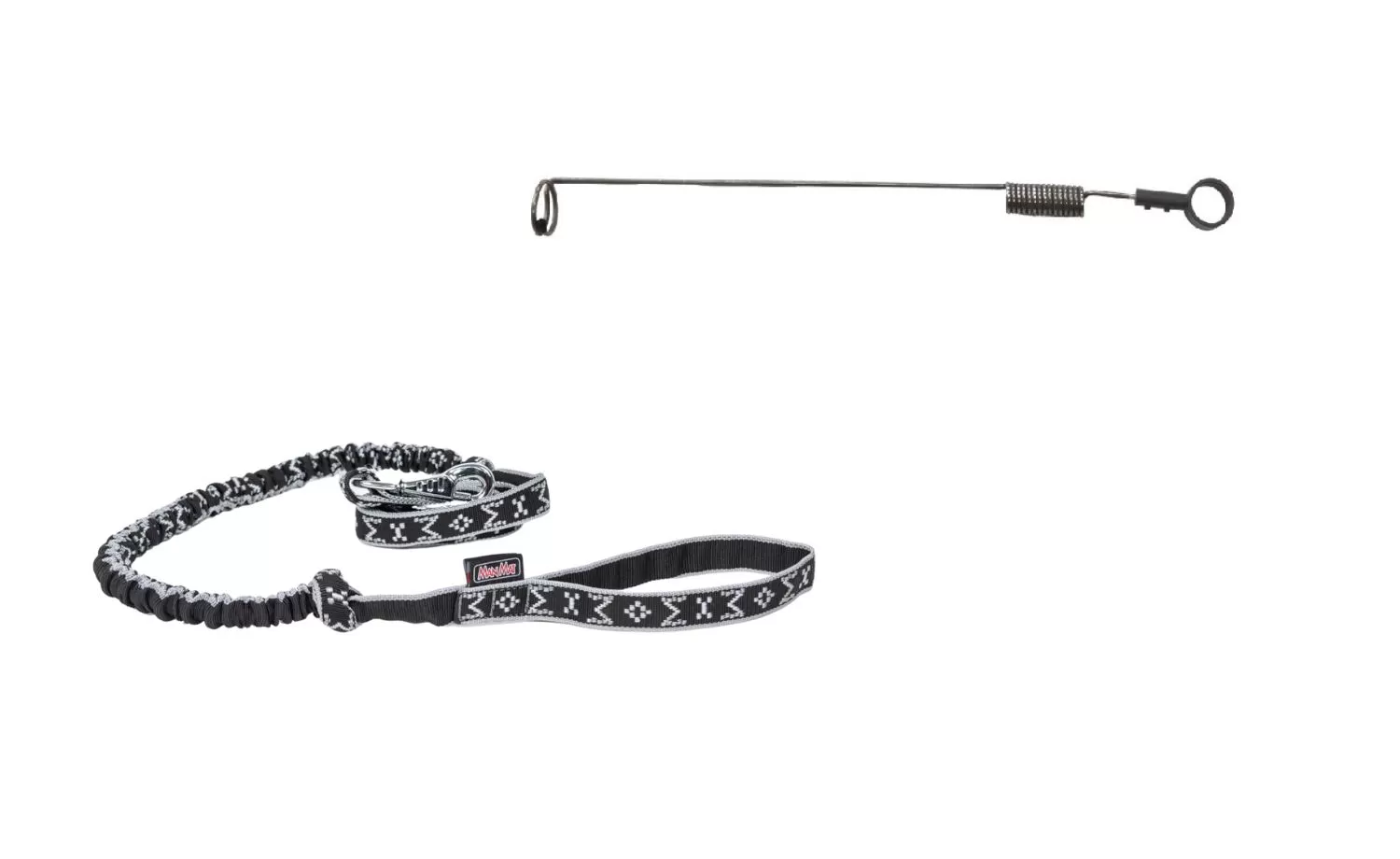 Bungee leash and antenna Bungee leash and antenna